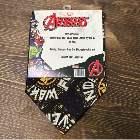 NWT Marvel Avengers 2 Pack Bandana Wakanda Forever 17.5 in x 17.5 in - Picture 2 of 4